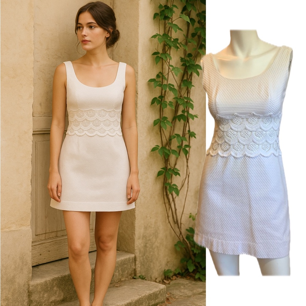 Vintage Jonathan Logan White Mini Dress